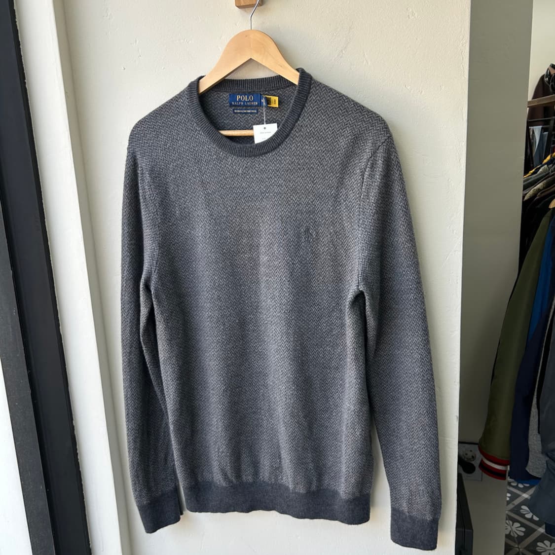 16805 - 폴로 랄프로렌 그레이 울 니트 (메리노 울) 상품이미지2