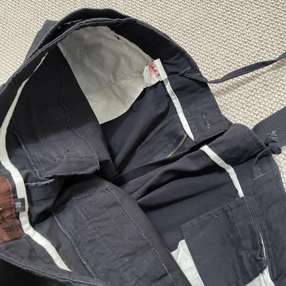 M U  와이드 카고 바지 6611 상품이미지4