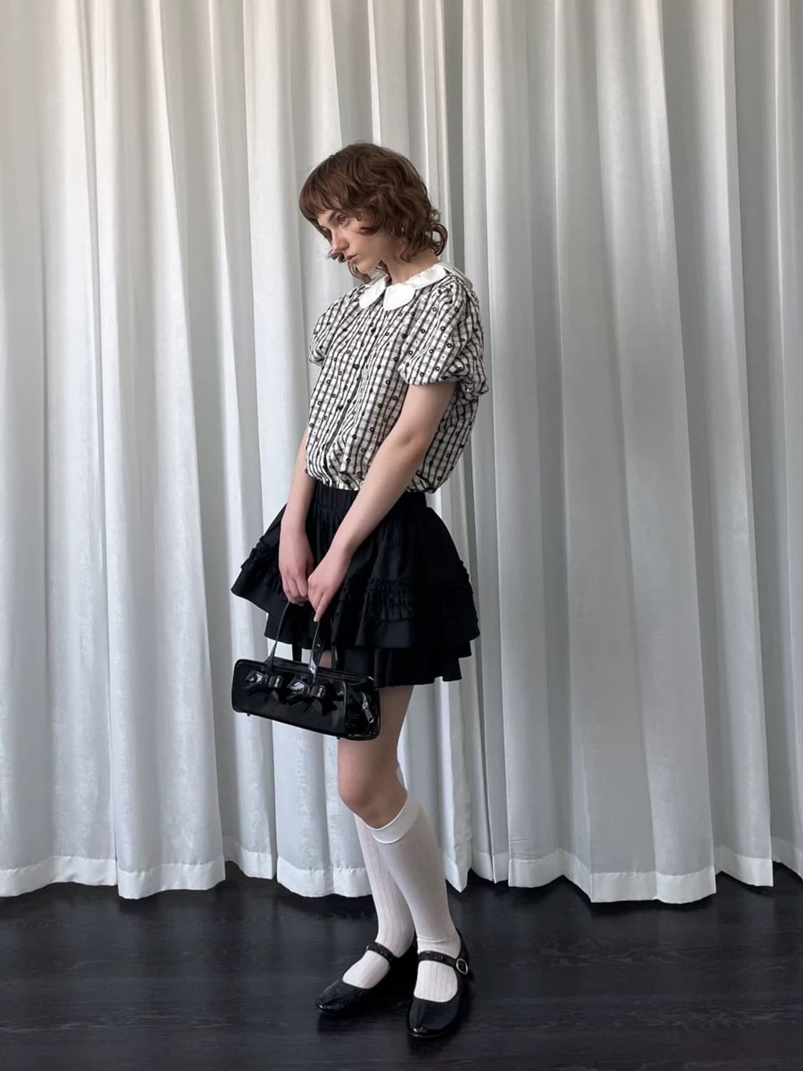 LooseSmell 러플 미니스커트 상품이미지6