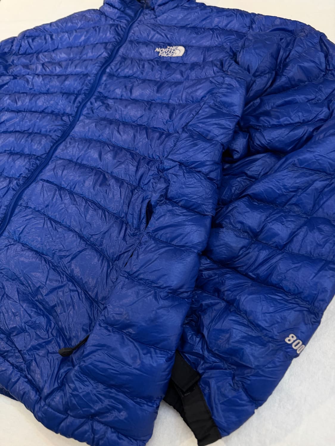 노스페이스 800필 퍼텍스 퀀텀 초 경량패딩 블루 상품이미지2
