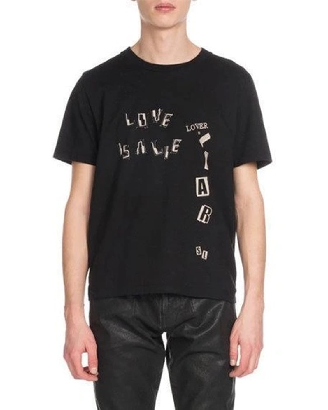 생로랑 18ss Love is a lie tee 상품이미지2
