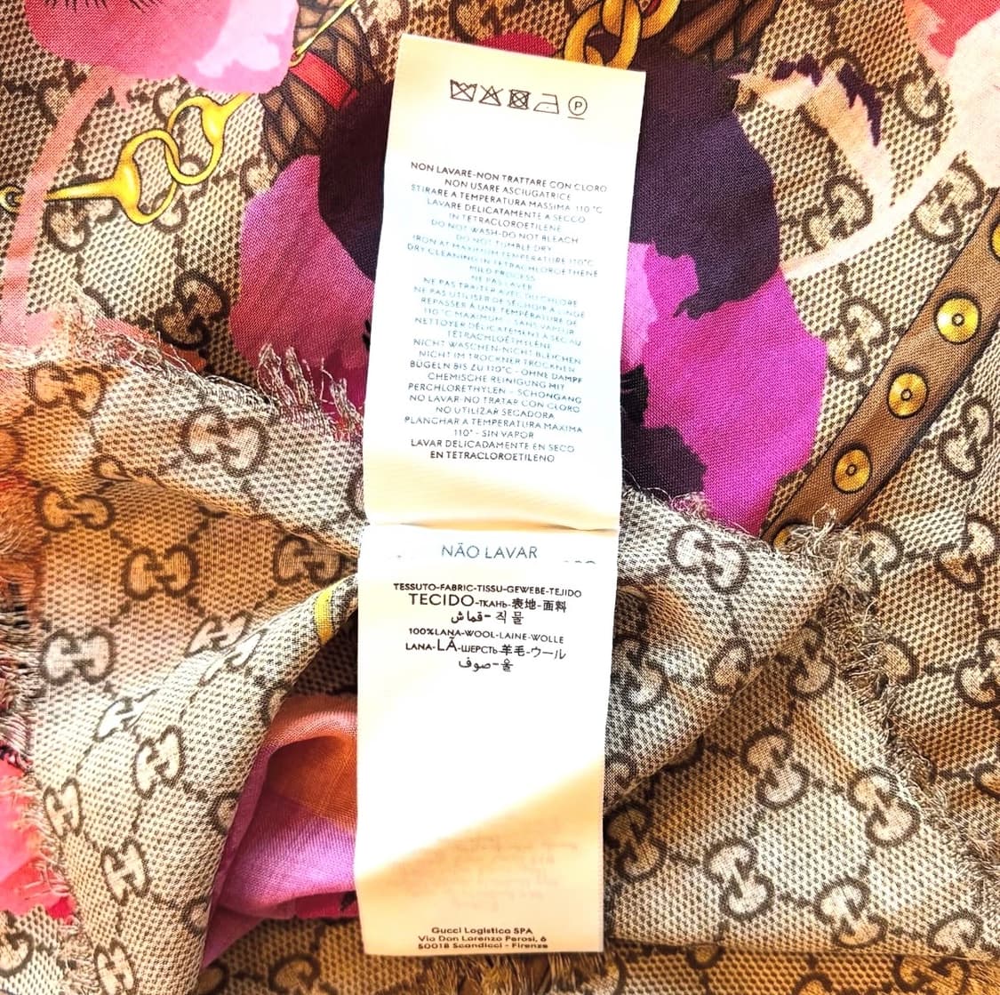 구찌 플라워 울 스카프 상품이미지6