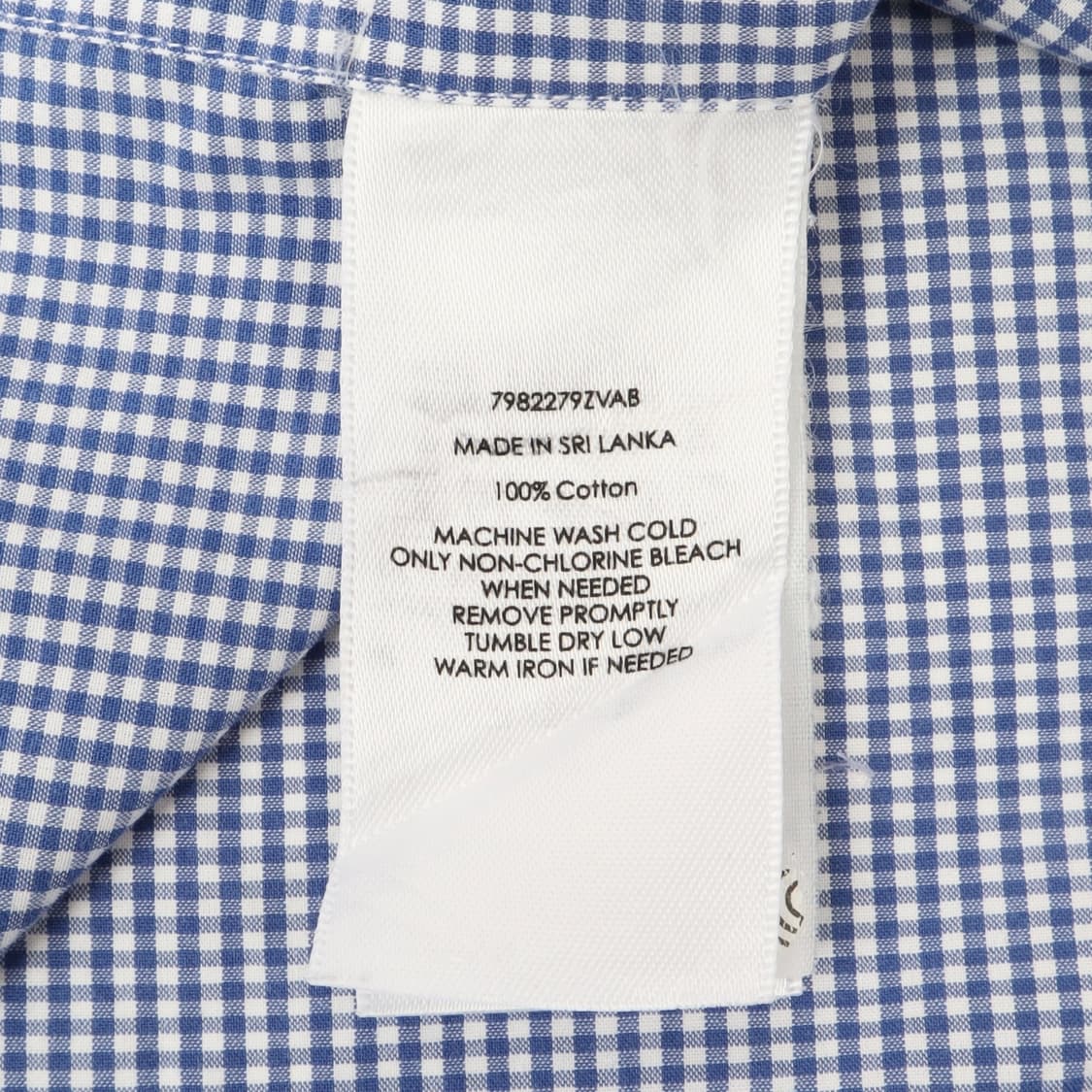 폴로 랄프로렌 블루 깅엄체크 코튼 셔츠 상품이미지9