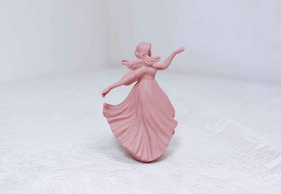 [영국앤틱] 웨지우드 제스퍼웨어 댄싱아워 핑크 피겨린 도자기 장식소품 상품이미지4