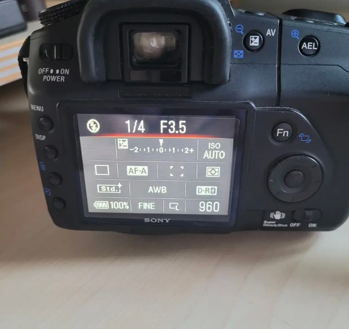 소니 DSLR 알파 200 상품이미지4