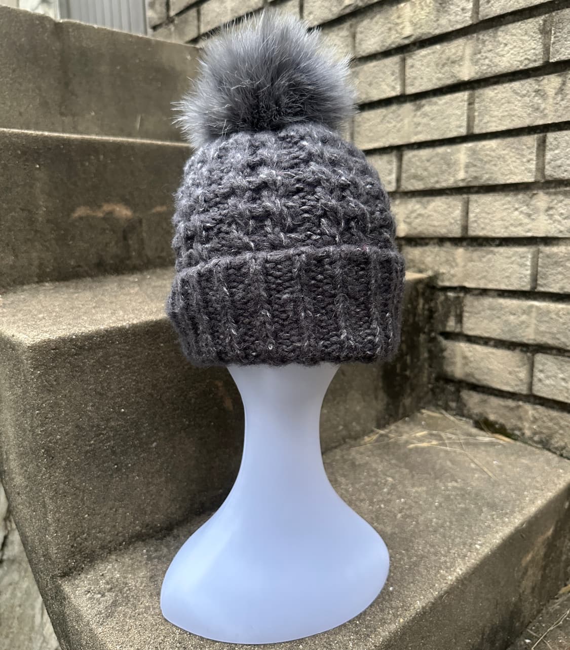 Vintage fur beanie  상품이미지2