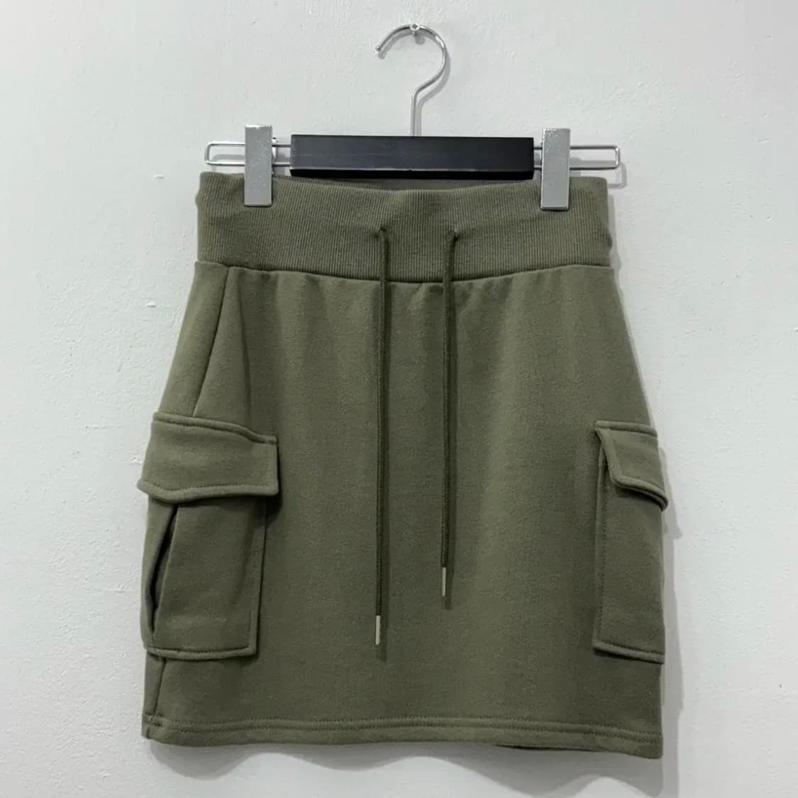 [새상품] 면 카고 밴딩 치마 2컬러 상품이미지1