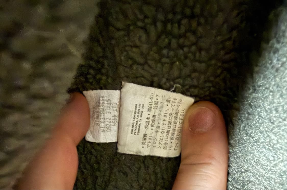 파타고니아 90s 신칠라 자켓 XL 상품이미지8