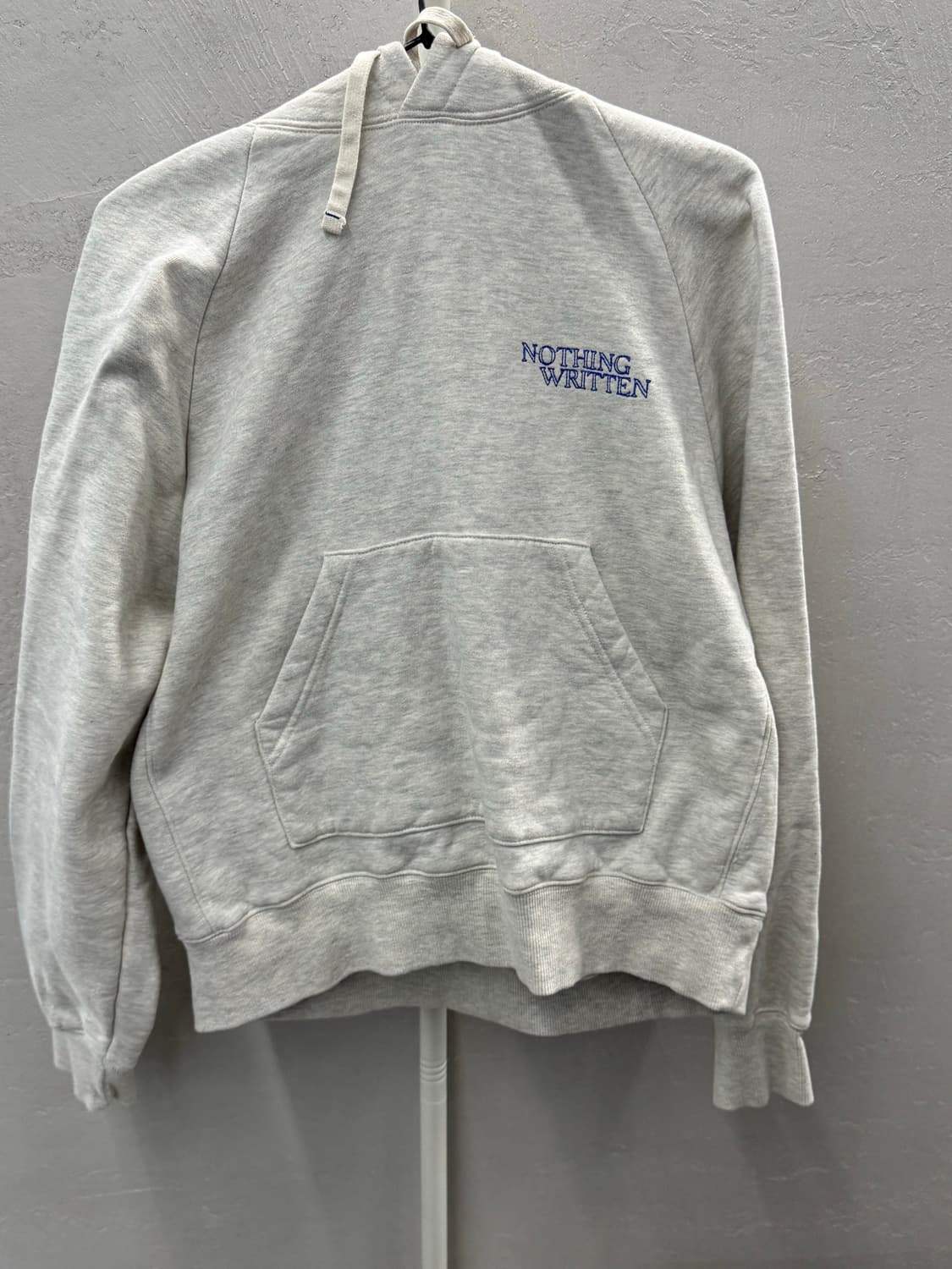 Nothing Written 회색 후드티 상품이미지2