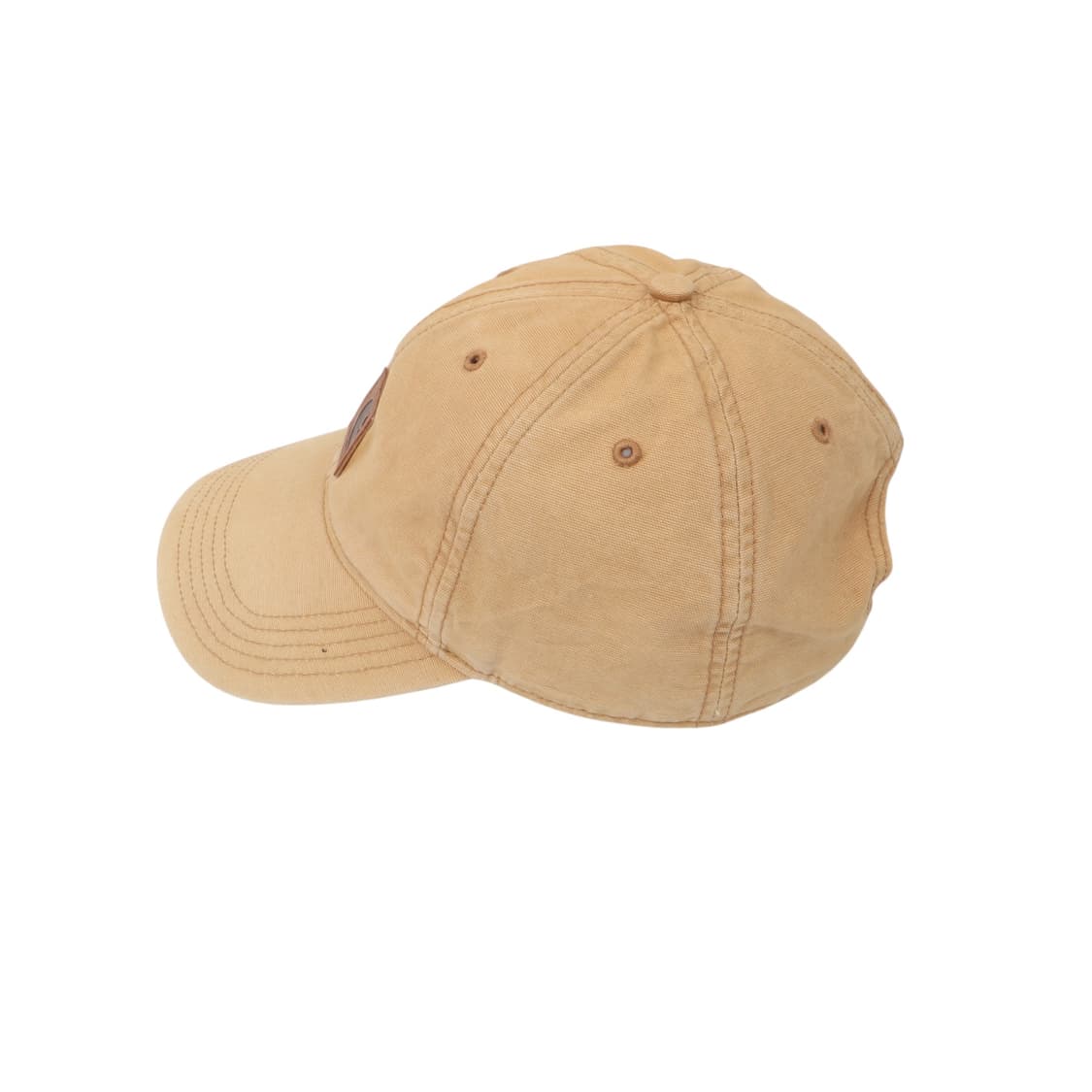 칼하트 베이지 레더탭 캔버스 캡 상품이미지4