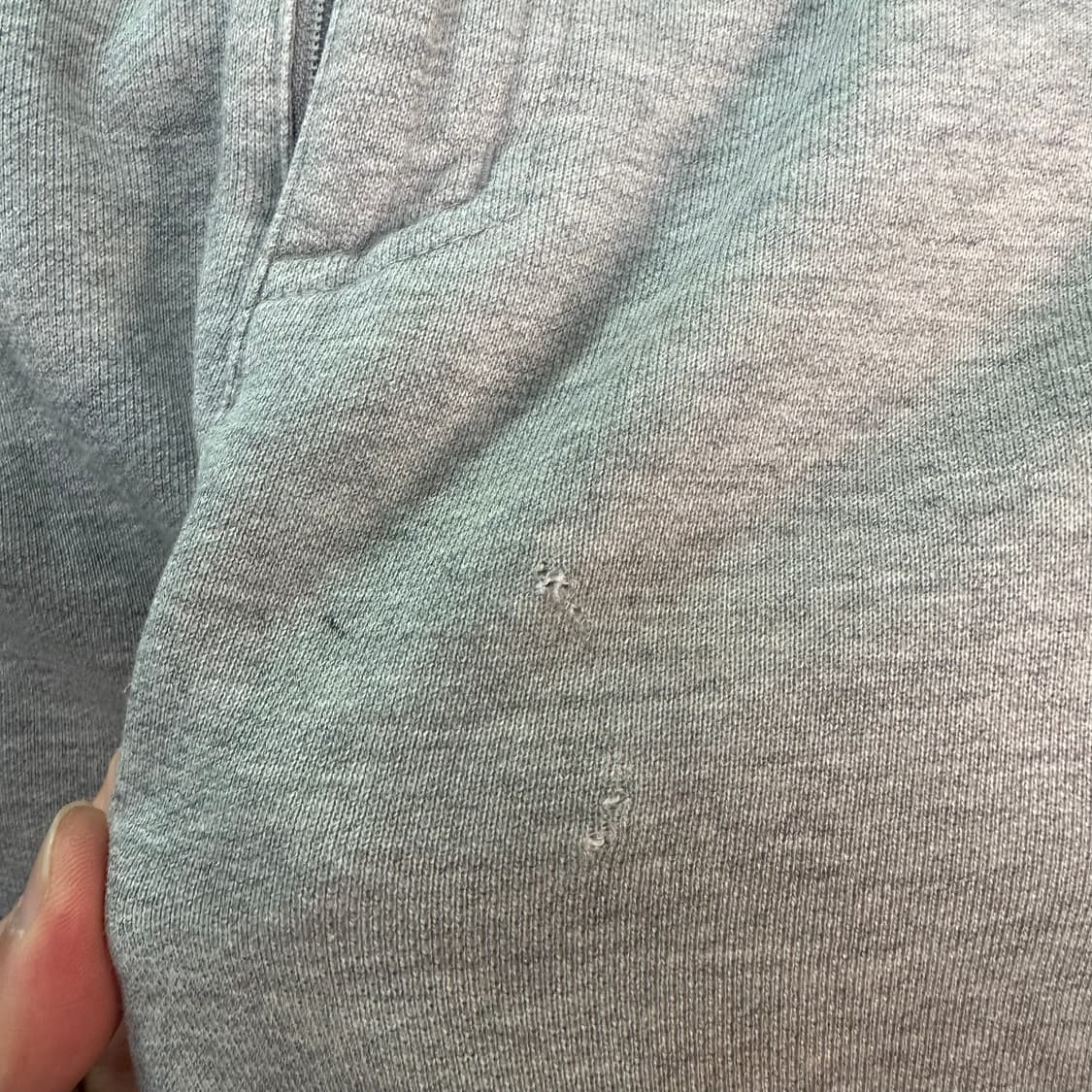 L-XL 나이키 그레이 기본로고 세미와이드 카고 트레이닝팬츠 상품이미지8