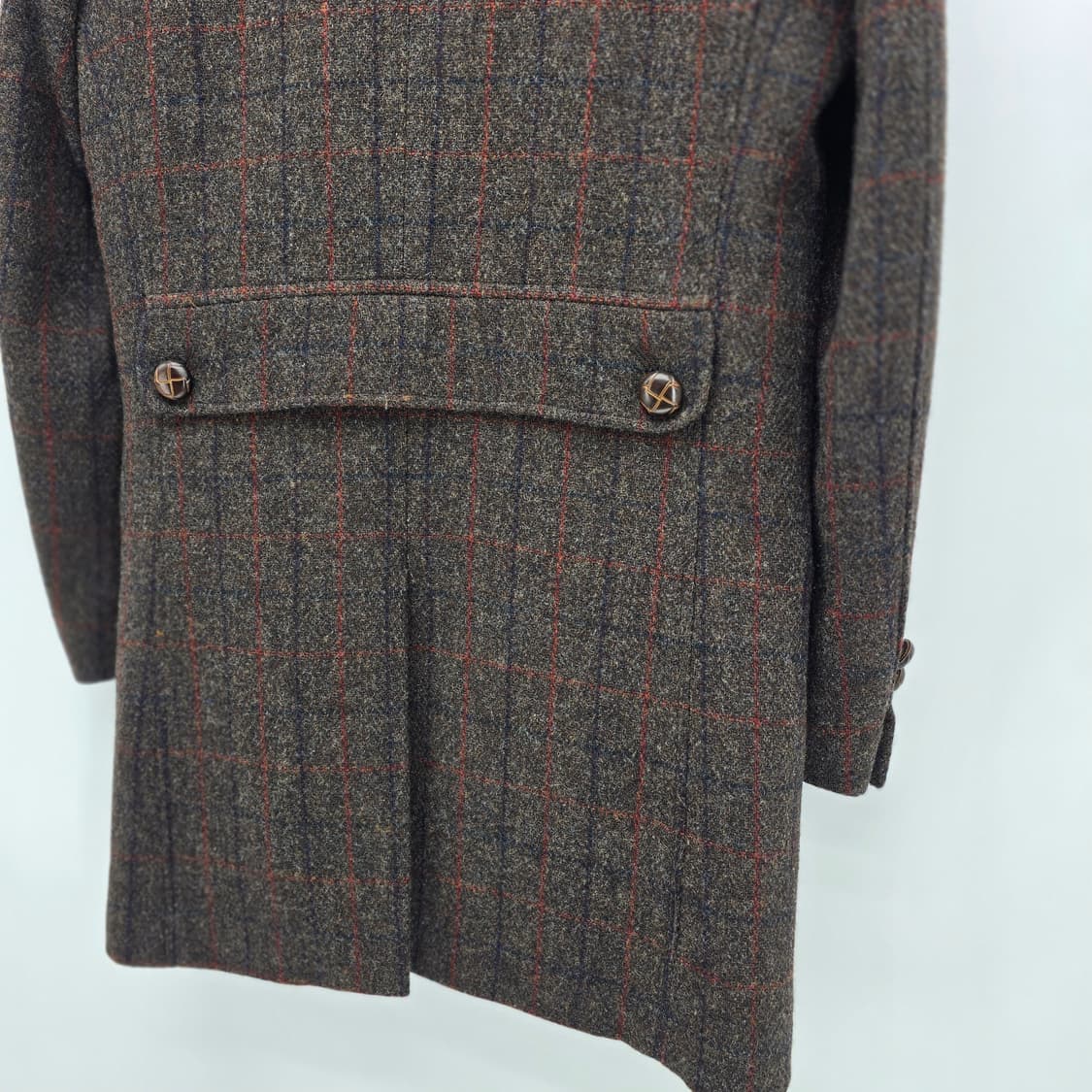 ZIOZIA 울 체크 슬림핏 코트  95 상품이미지7