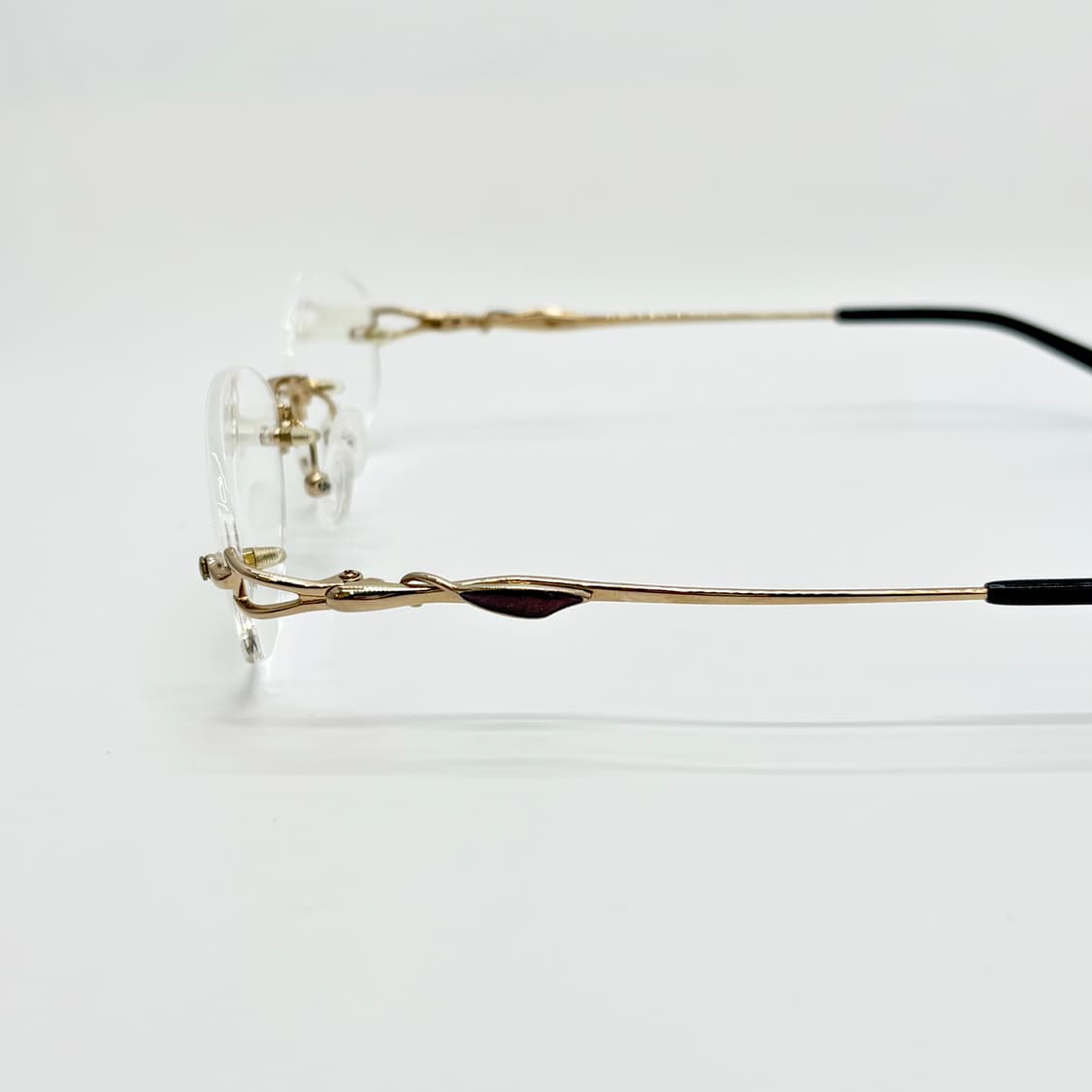 Gipfel 티타늄 골드 오벌 빈티지 무테 상품이미지6