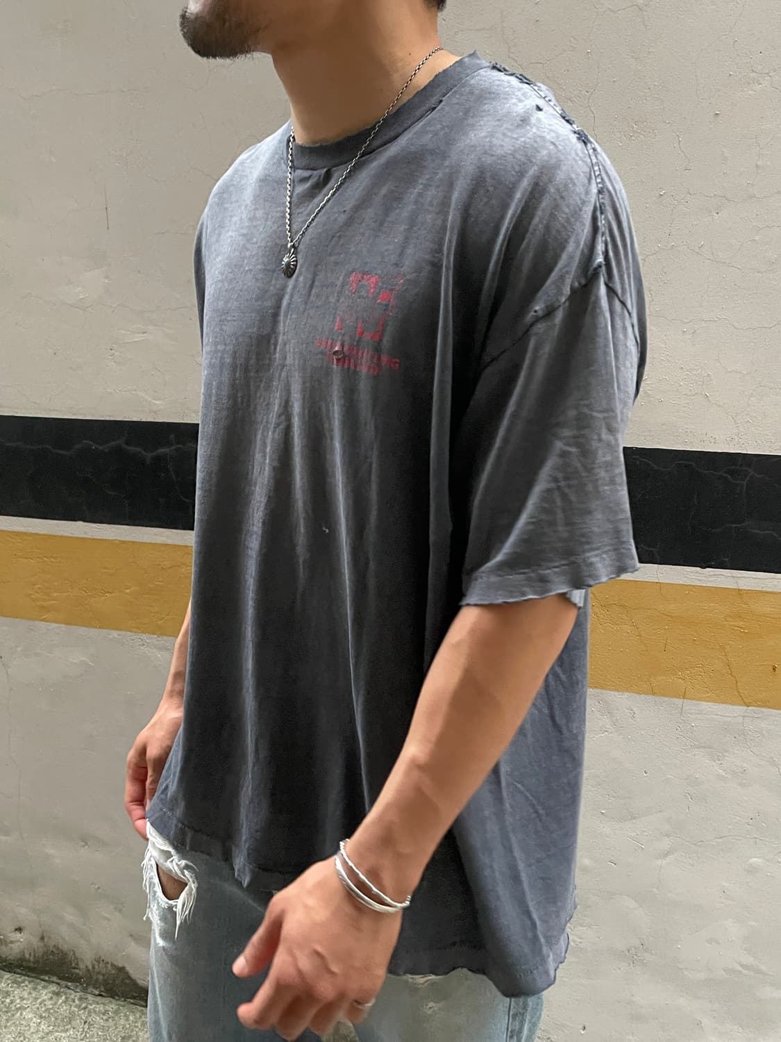 90s Stone Cold Thrashed Vintage T-shirt 상품이미지4