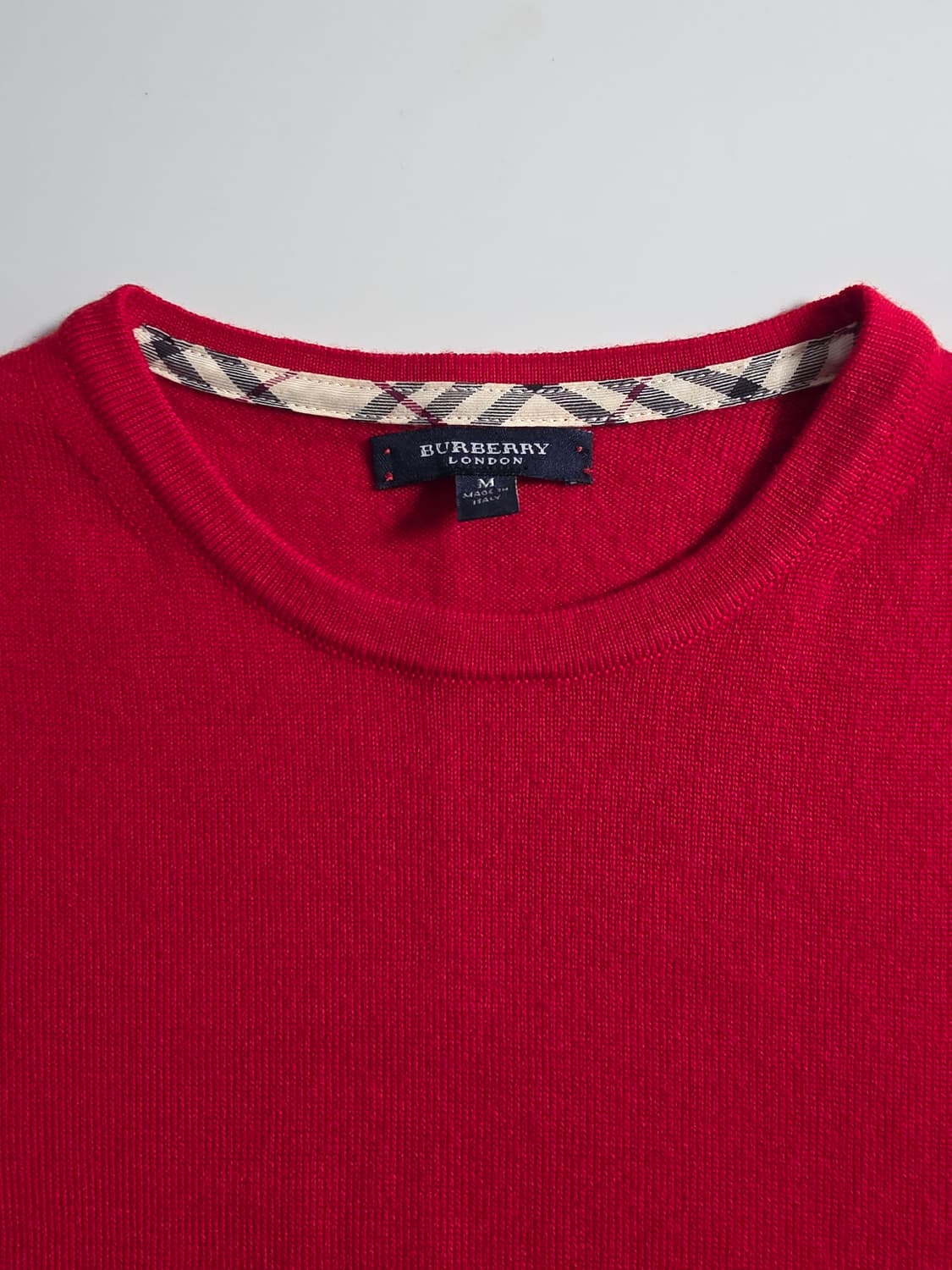 버버리 레드 앙상블 상품이미지10