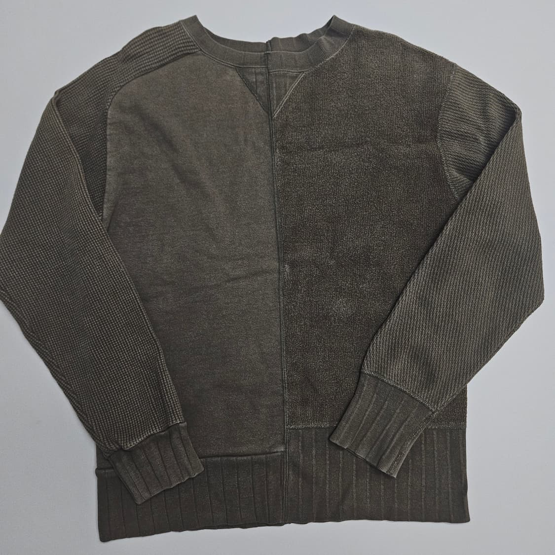 (무료배송) 나이젤카본 아미크루 저지믹스 스웻셔츠/ 올리브 /46사이즈 상품이미지1