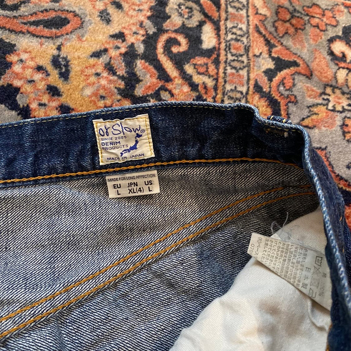 🌊Orslow 107 denim pants size 4 상품이미지8