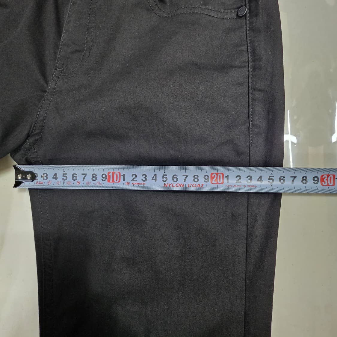 1147 게스 청바지 저온스 크롭 스트레이트 블랙 72 상품이미지4