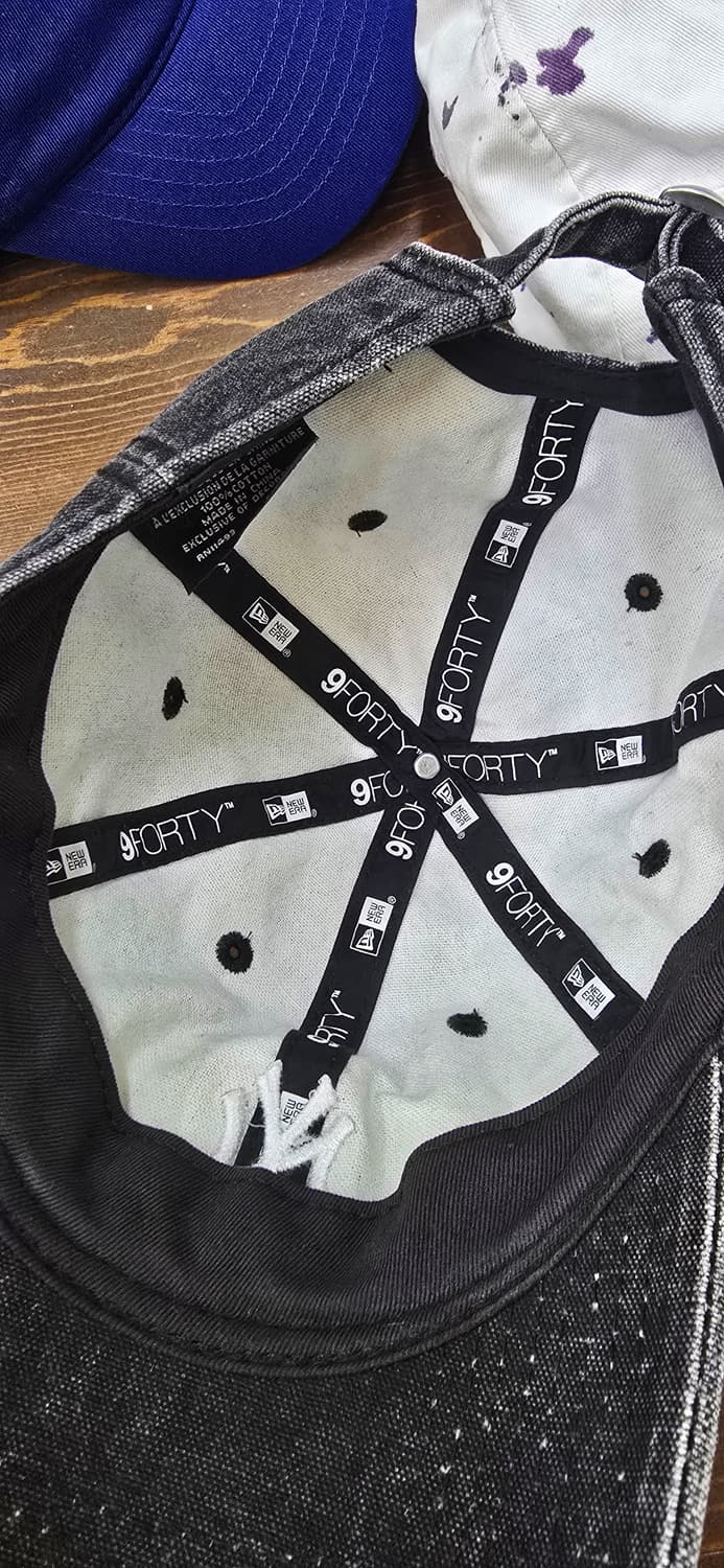 뉴에라 NY 워싱 볼캡 9FORTY 블랙 (새상품) 상품이미지7