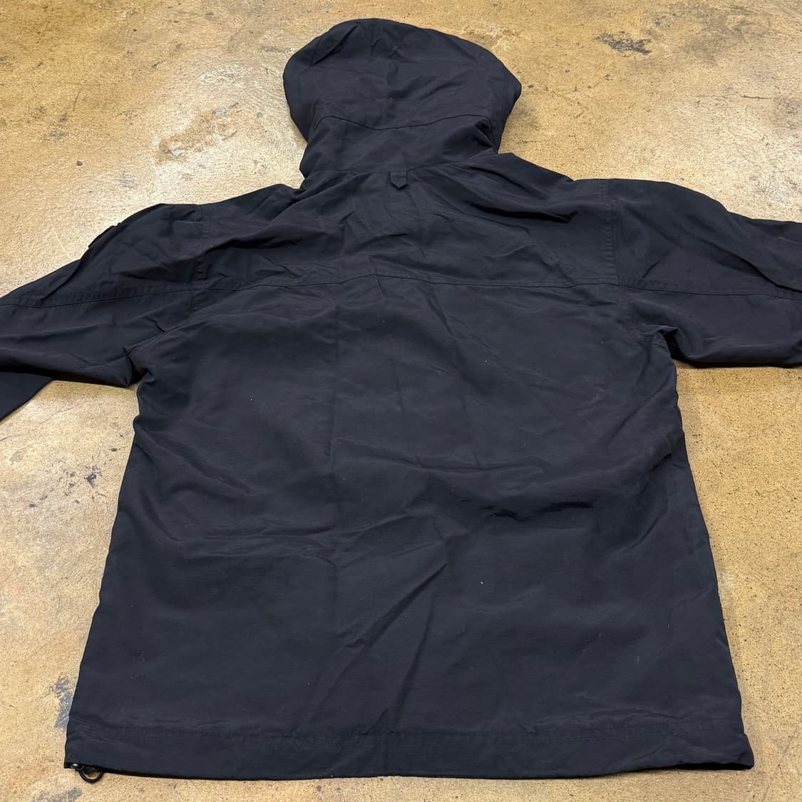 [정품/85] 노스페이스 블랙 바람막이 후드 자켓 b10 상품이미지4