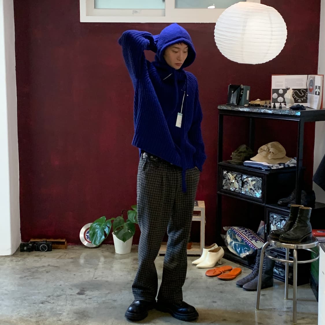 Bed J.W. Ford 후드 하이넥 스웨터 상품이미지2