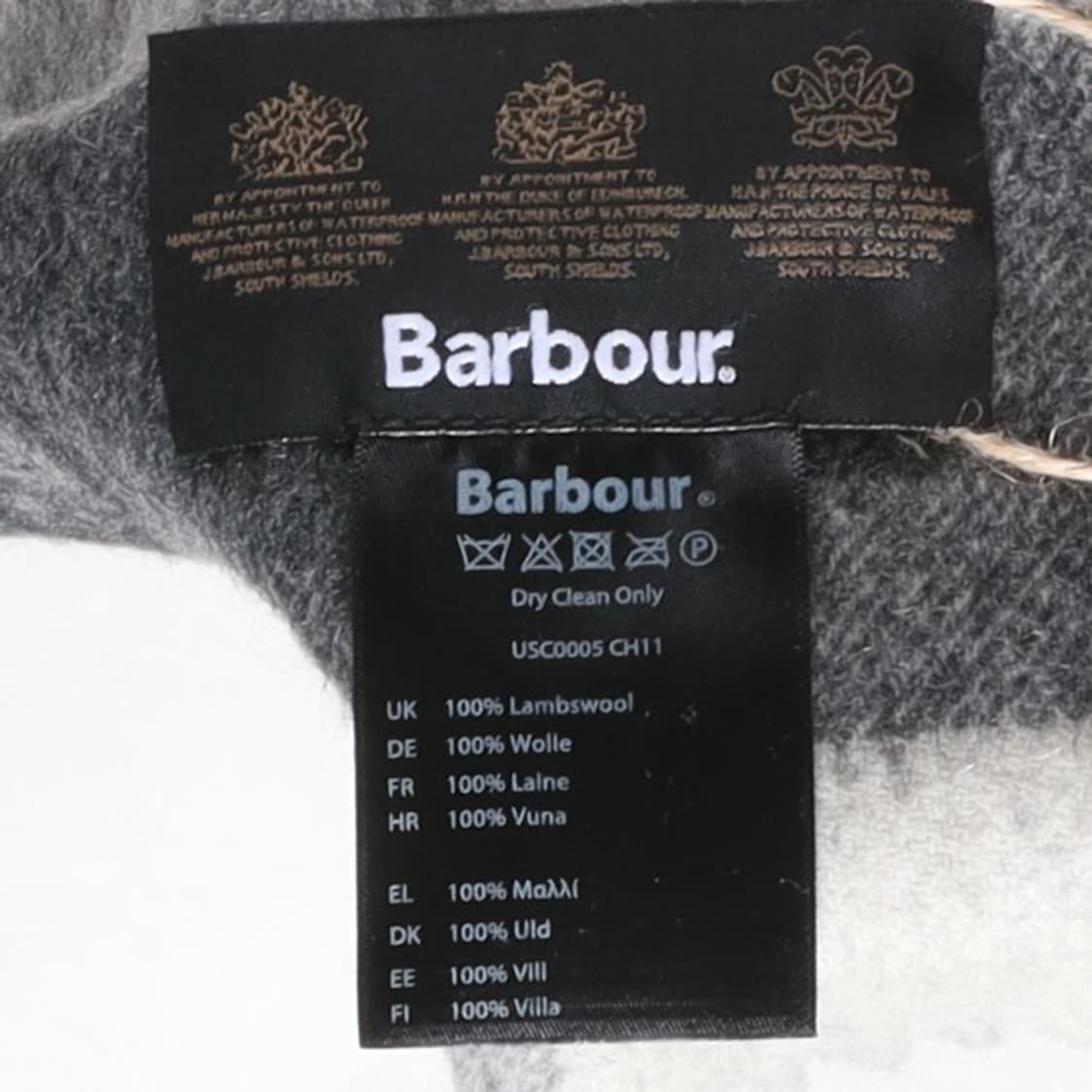바버 Barbour Check Wool Scarf 
 상품이미지4