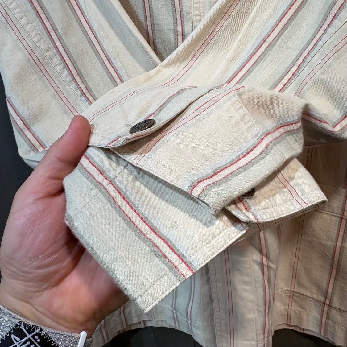 [66] POLO 폴로 컨트리 90‘s 빈티지 스트라이프 셔츠 상품이미지3