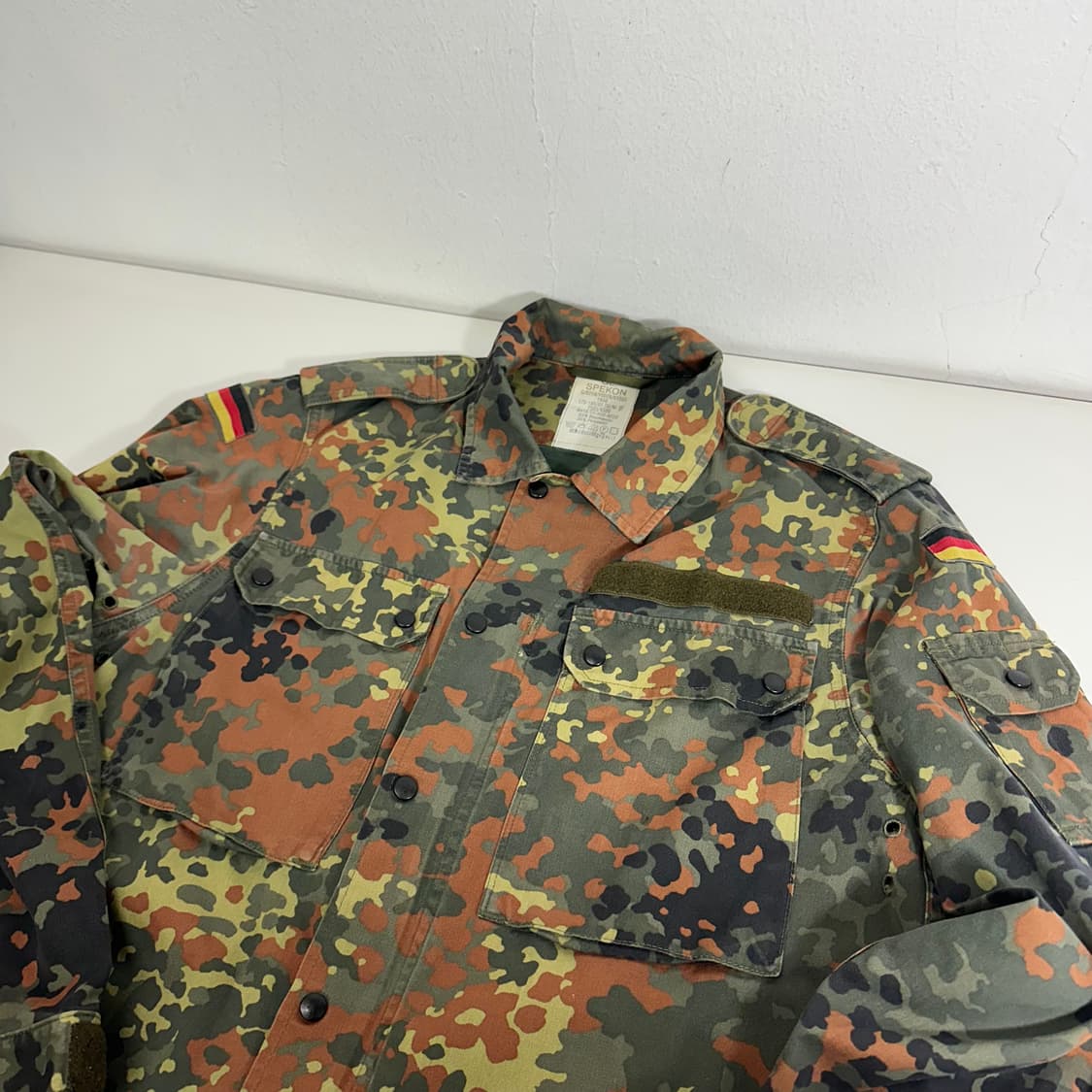 100 독일군 플렉탄 밀리터리 야상 셔츠 상품이미지1