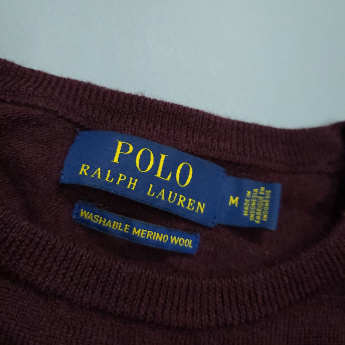 폴로 랄프로렌 신형 메리노울 니트 M 상품이미지3