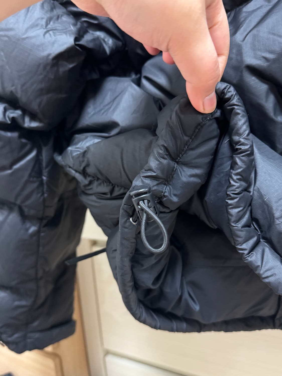 노스페이스 눕시 숏패딩 블랙 2XL 110 상품이미지5