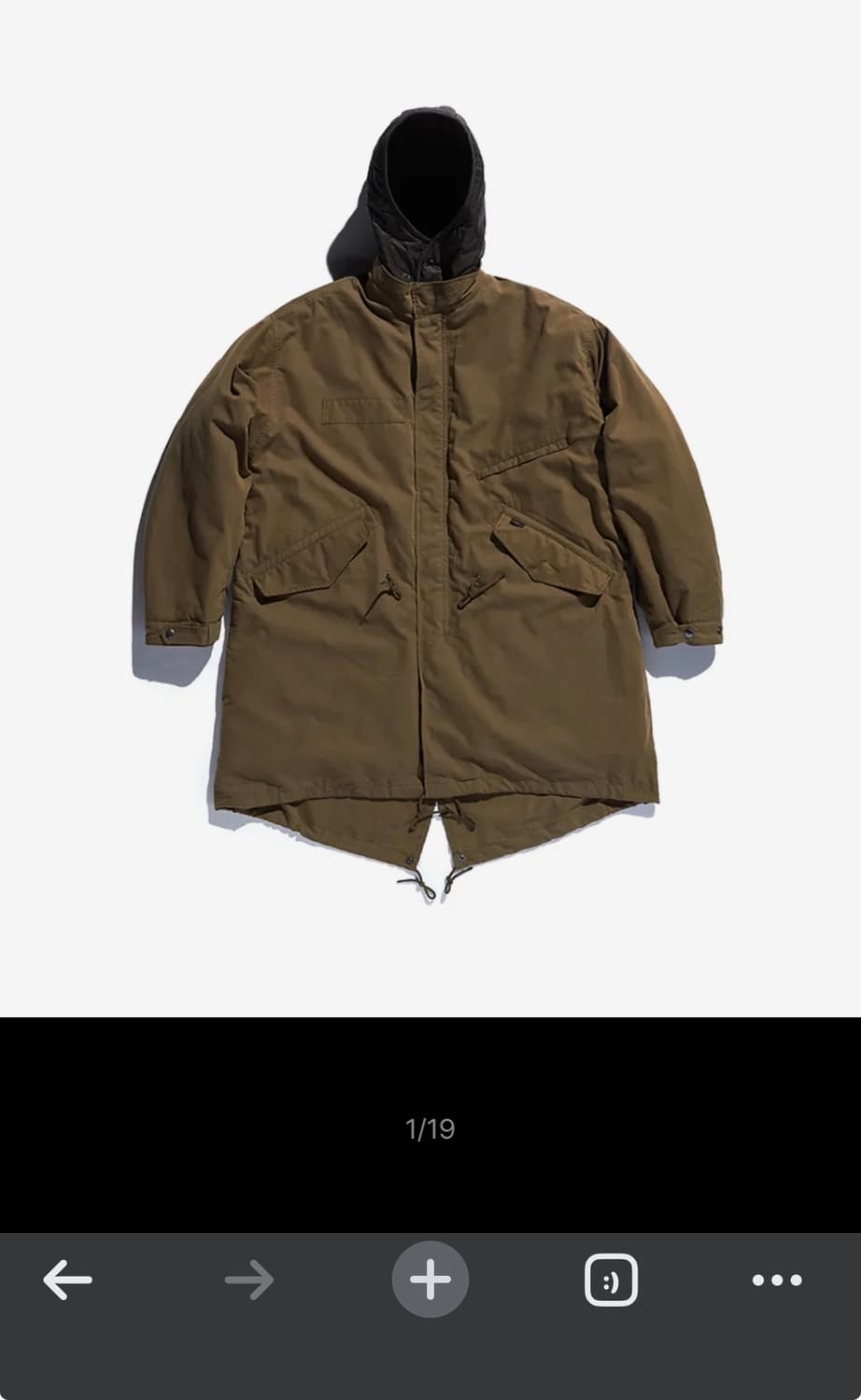 에스피오나지  M-65 Parka Olive 상품이미지2