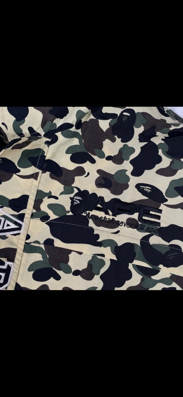 Bape 카모 황계 바람막이 자켓  상품이미지3