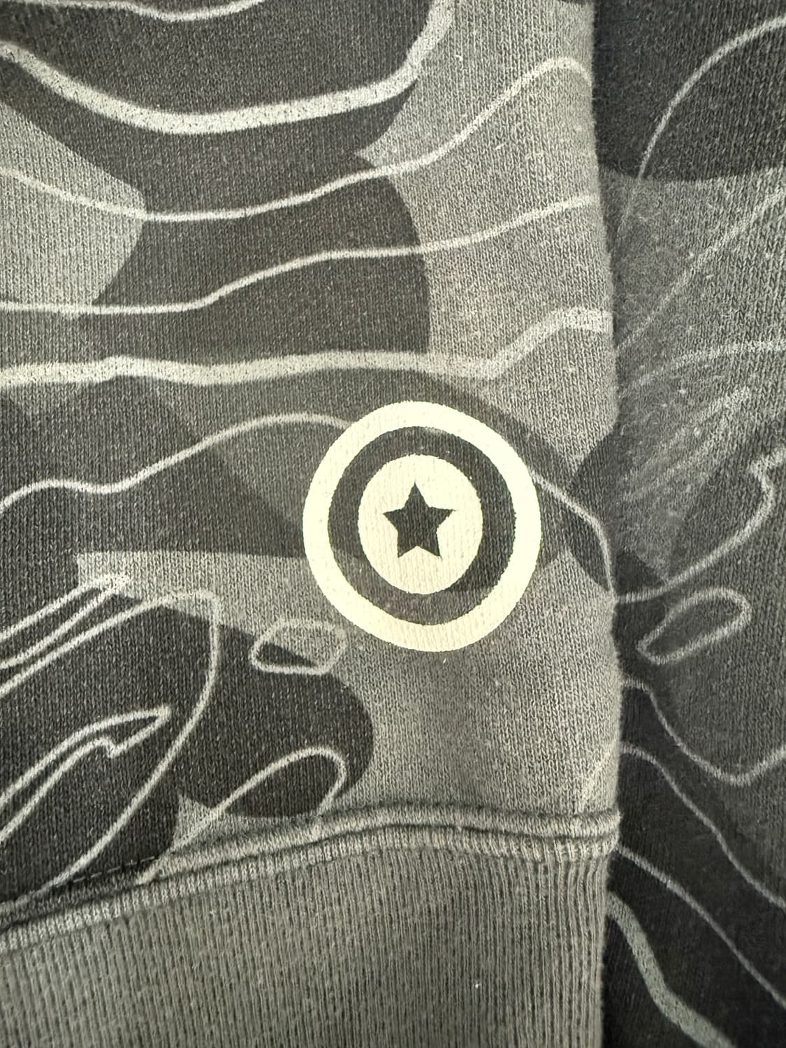 베이프 블랙 샤크 후드집업 한정 M 상품이미지5