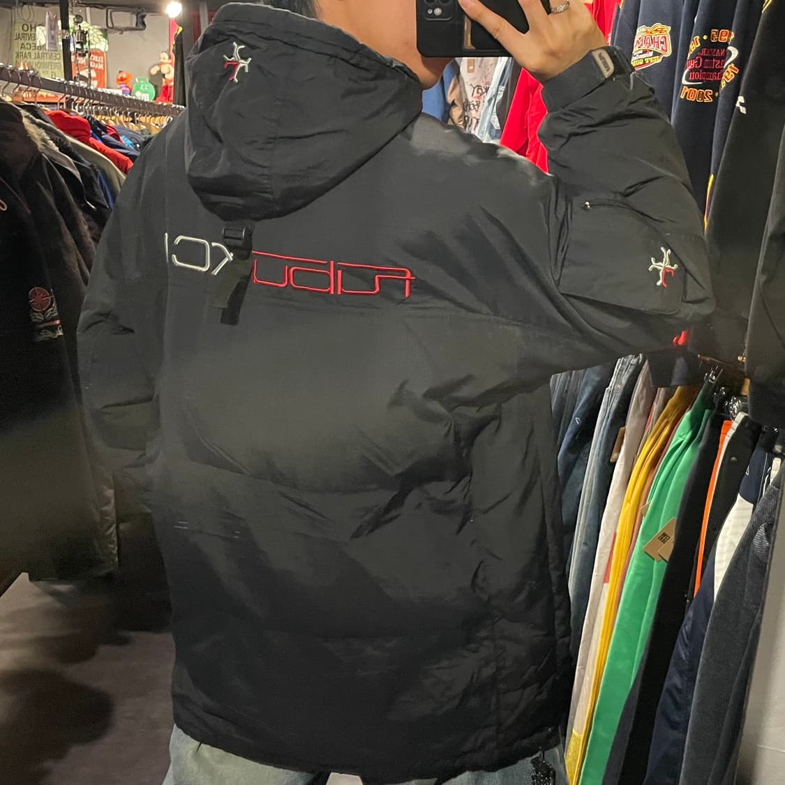 [IM] FUBU 푸부 블랙 돕바 패딩 상품이미지7