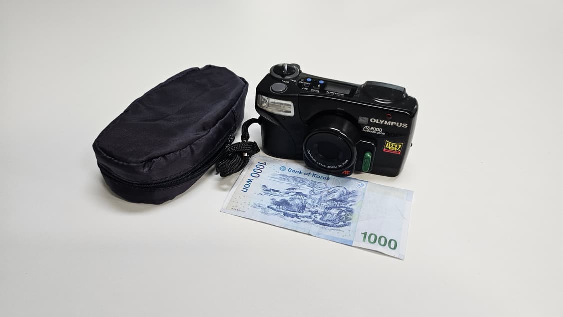 작례O 하이엔드 슈퍼줌 올림푸스 az 2000 파노라마 필름카메라 빈티지 상품이미지1