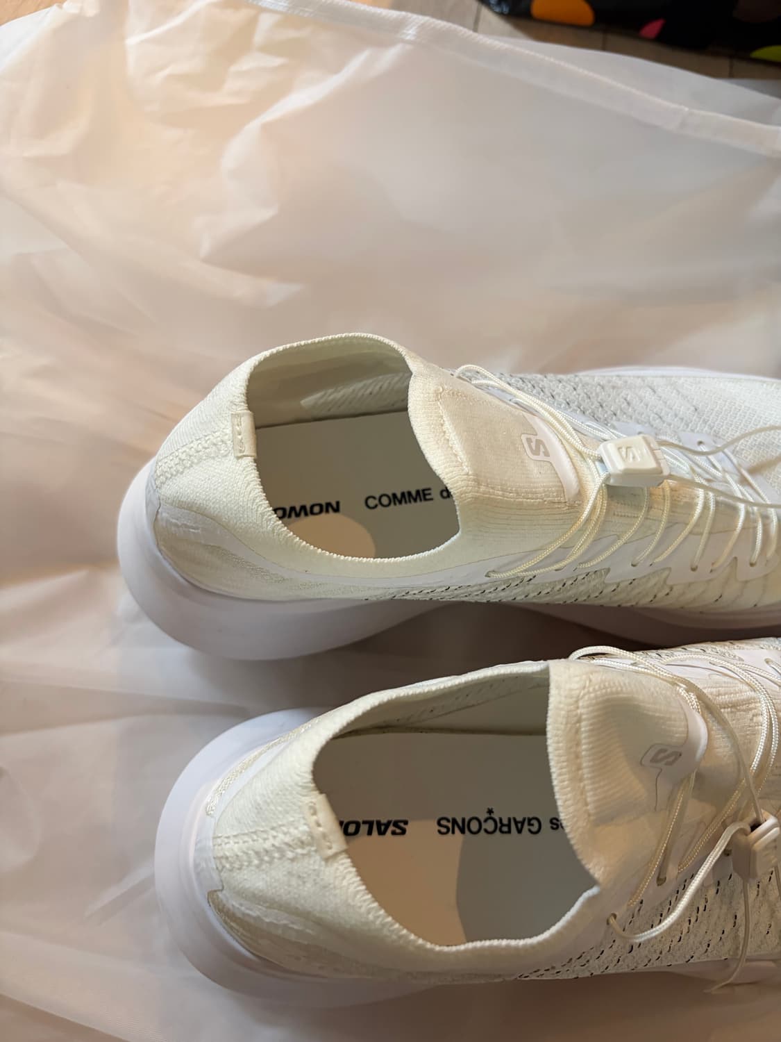 살로몬 꼼데가르송 펄사 플랫폼 화이트 280 상품이미지4