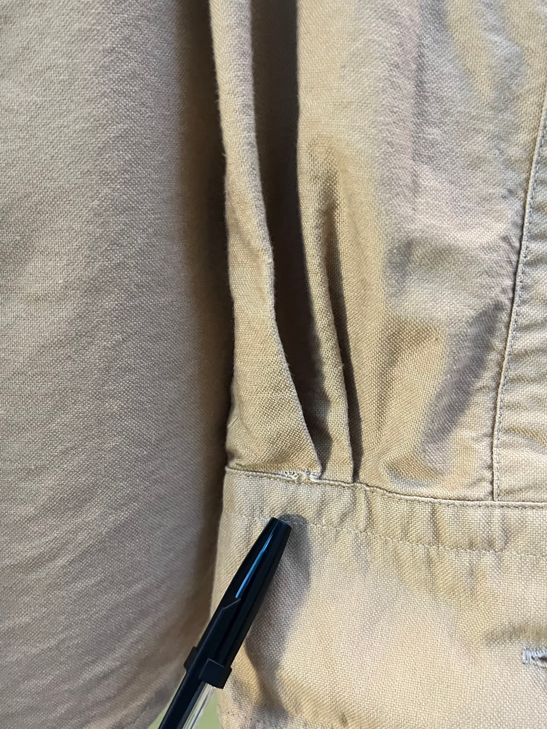 GitmanBros USA 베이지 코튼 셔츠 M 상품이미지4