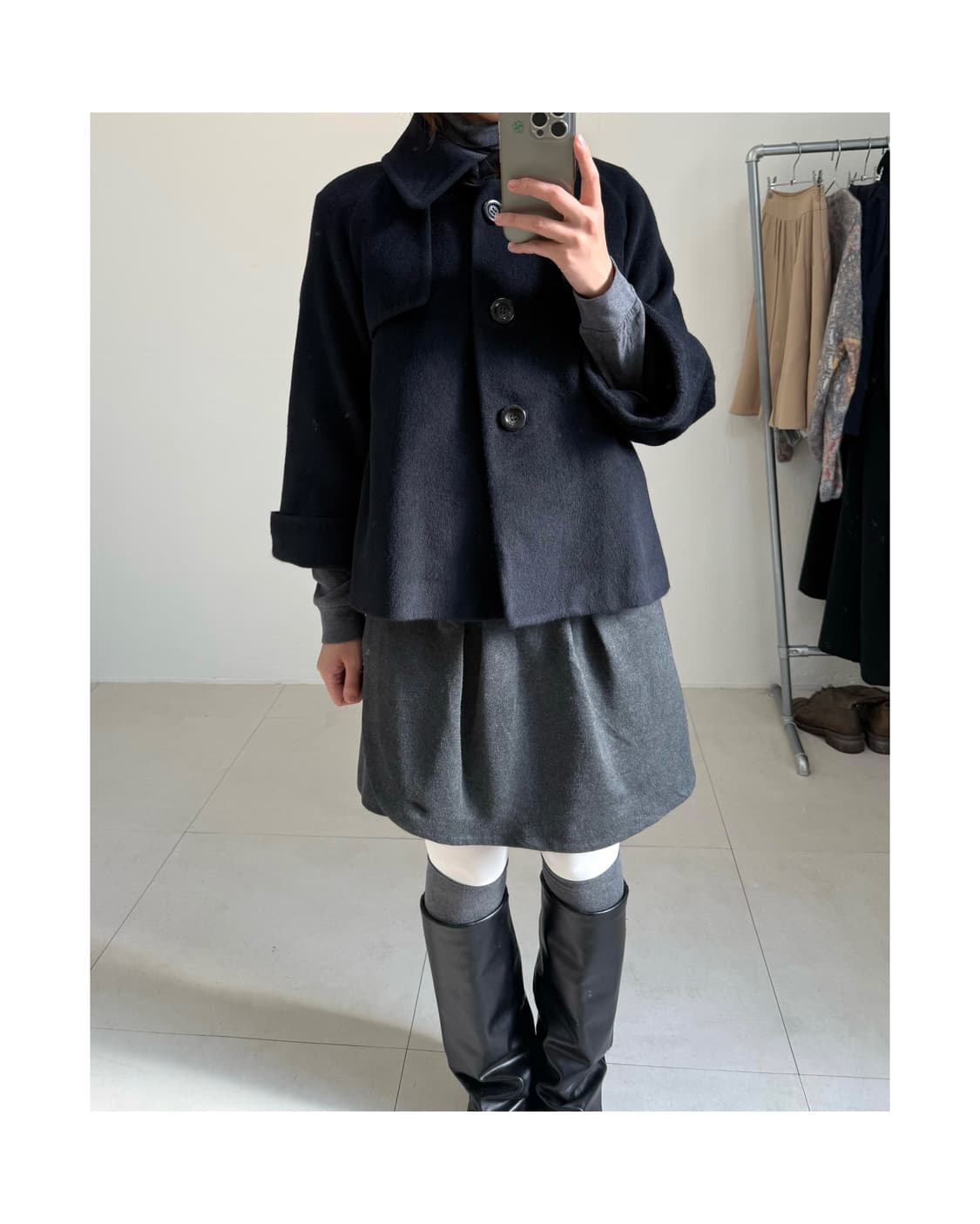 빈티지 앙고라 혼방 자켓 상품이미지2