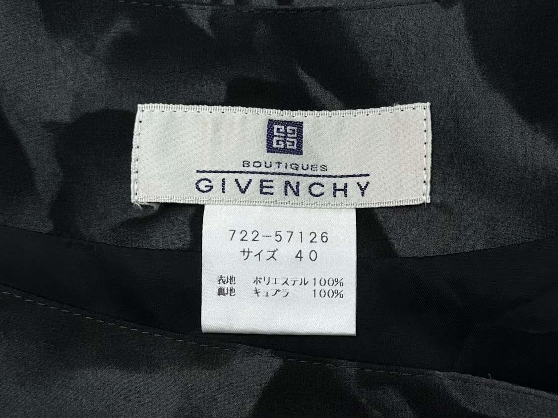 Givenchy black rose midi skirt 상품이미지8