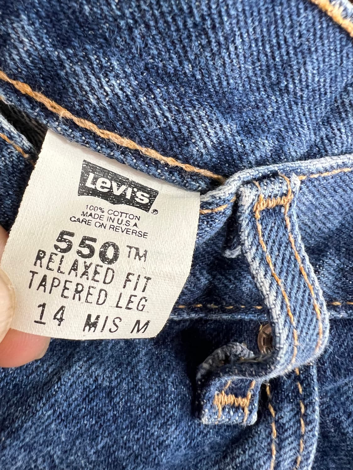 빈티지 리바이스550 데님팬츠 (30) 상품이미지5