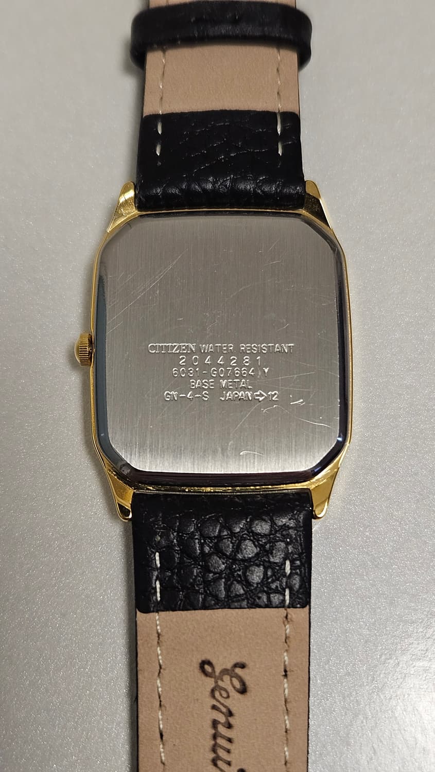빈티지 시티즌 Forma 금장 가죽 시계 상품이미지7