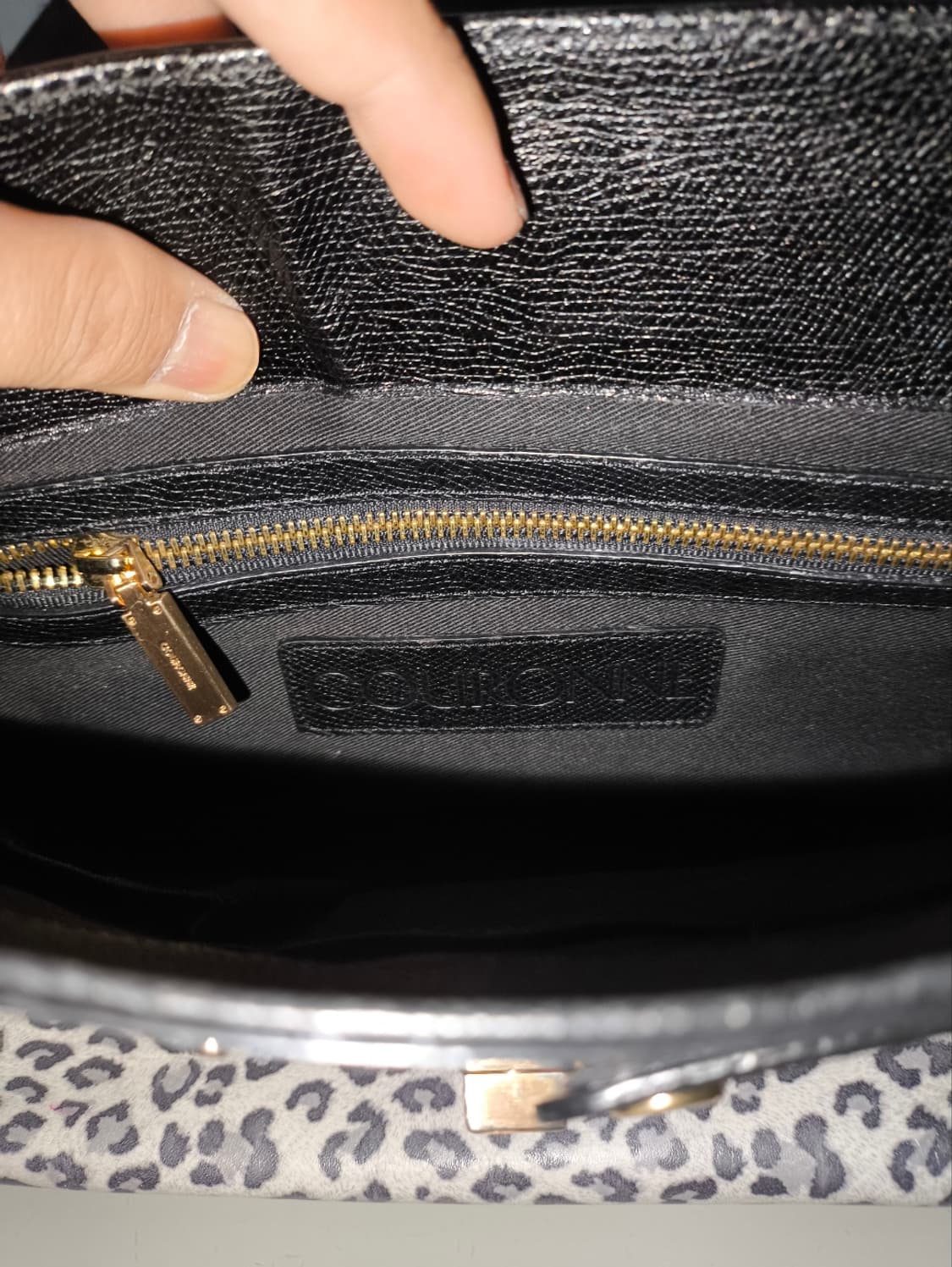 쿠론 송치 토트백 상품이미지8