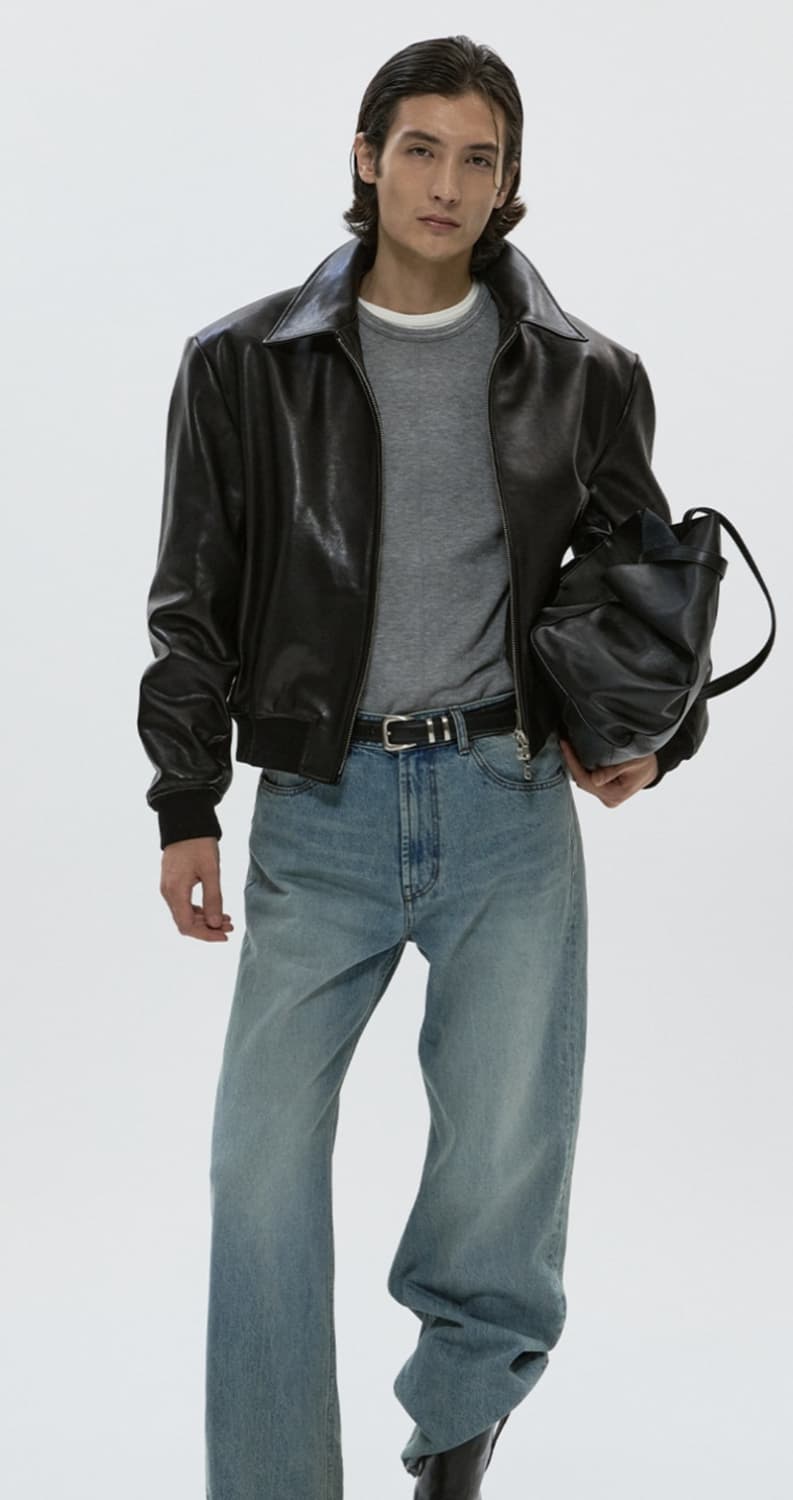 Savage 싱글레더자켓 XL 판매 상품이미지1