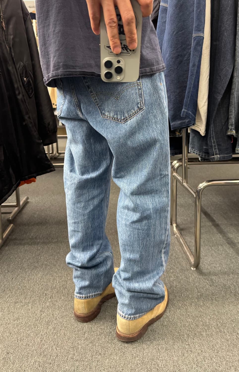 31)리바이스 빈티지 워싱 568 데님팬츠 상품이미지2