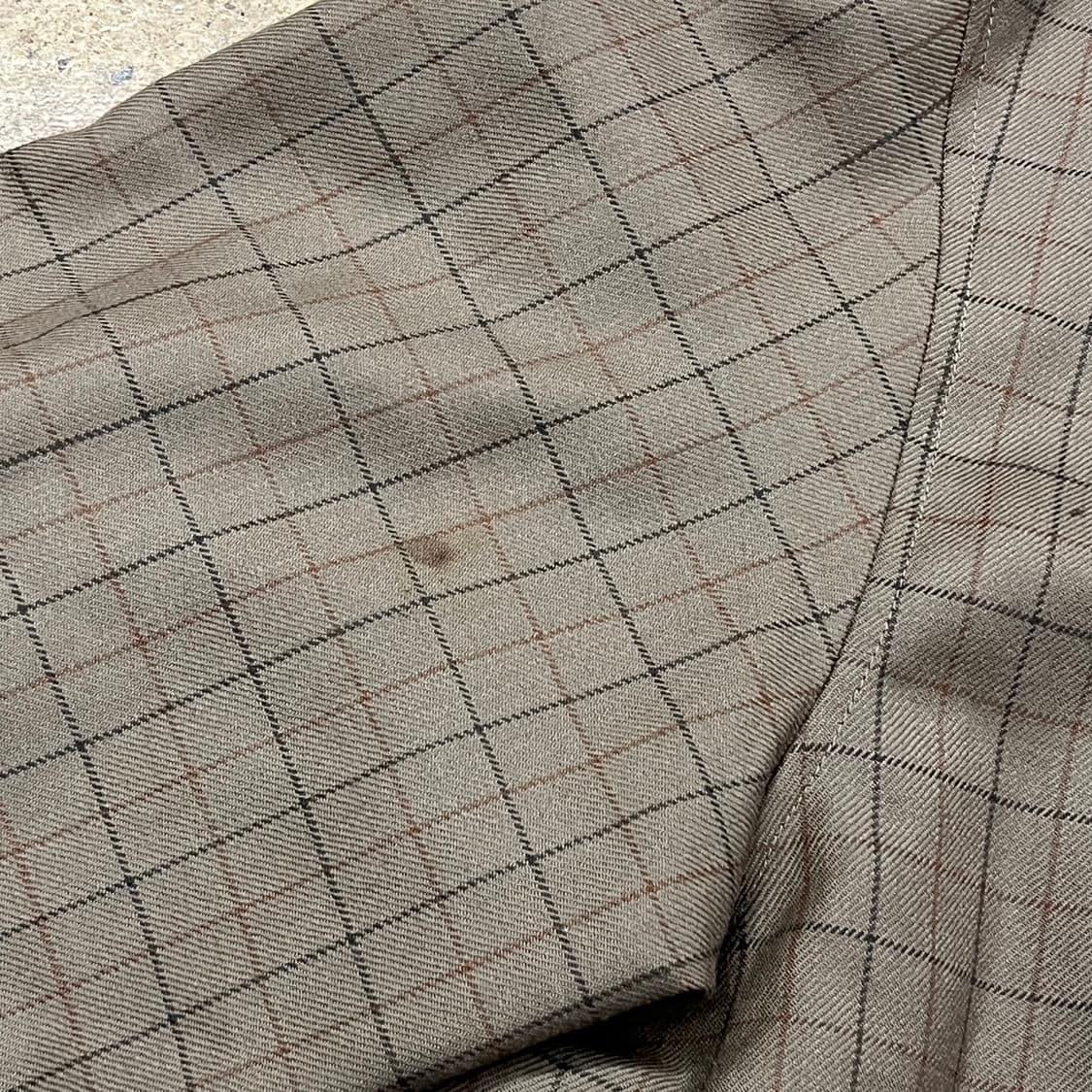 [정품/100] YSL 입생로랑 체크 패턴 양면 자켓 b18 상품이미지5