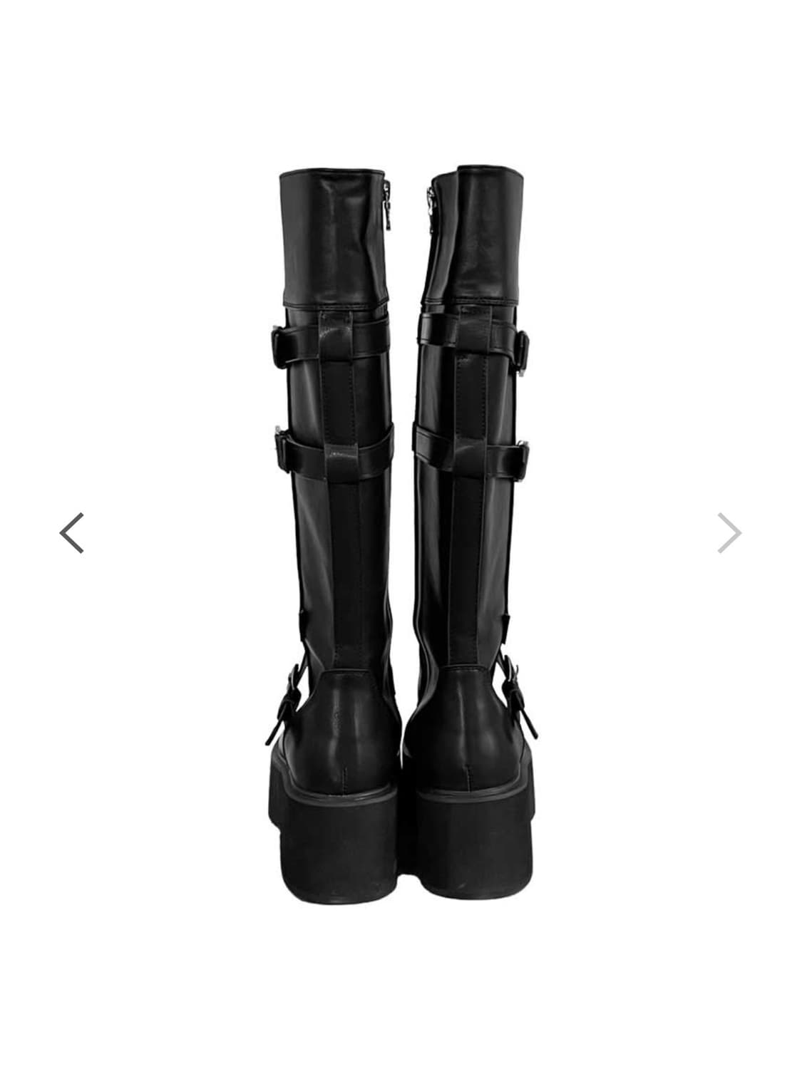 MAYA LONG BUCKLE BOOTS / BLACK 235 상품이미지3