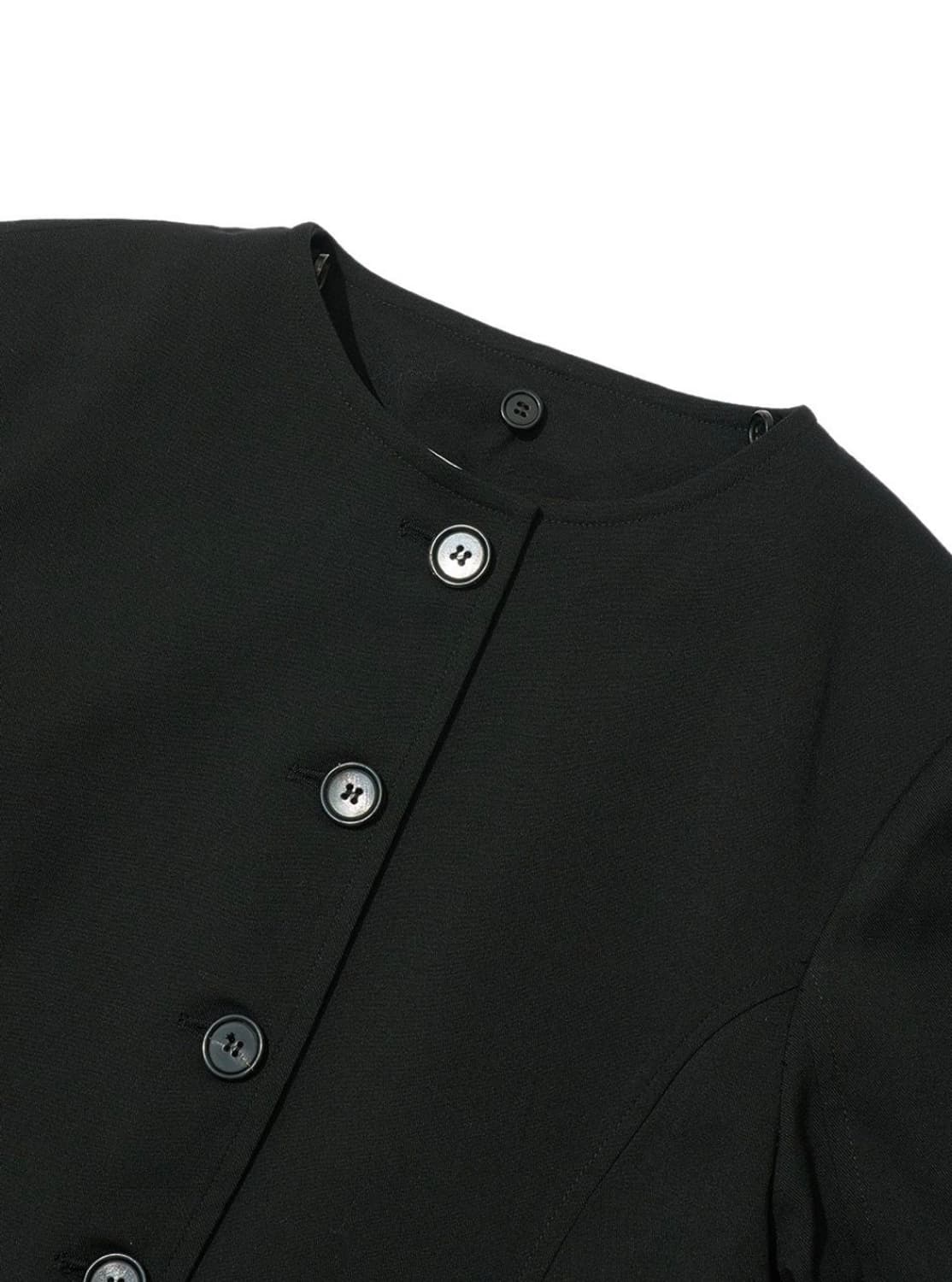 2WAY CLASSIC HALF SHORT COAT_BLACK 상품이미지6