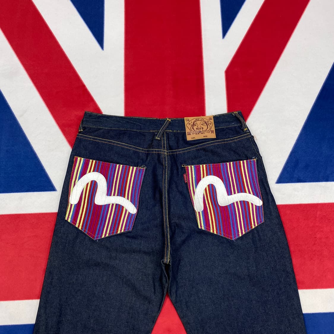 에비수 데님팬츠 실측36 상품이미지2