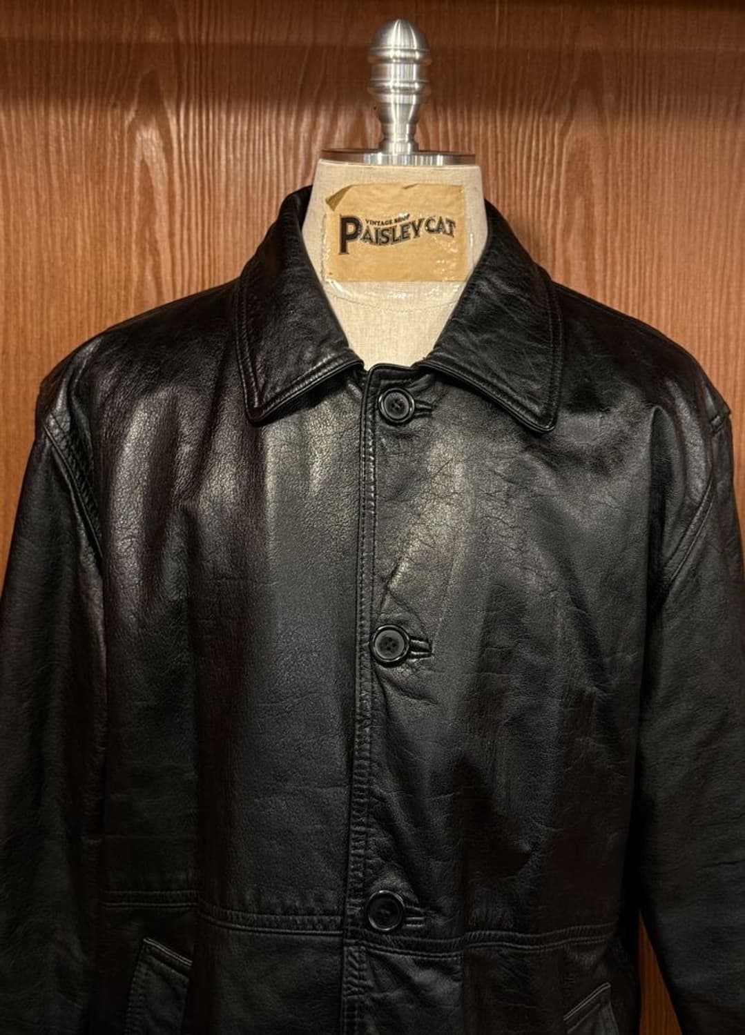 프레이크 레더 자켓 상품이미지3