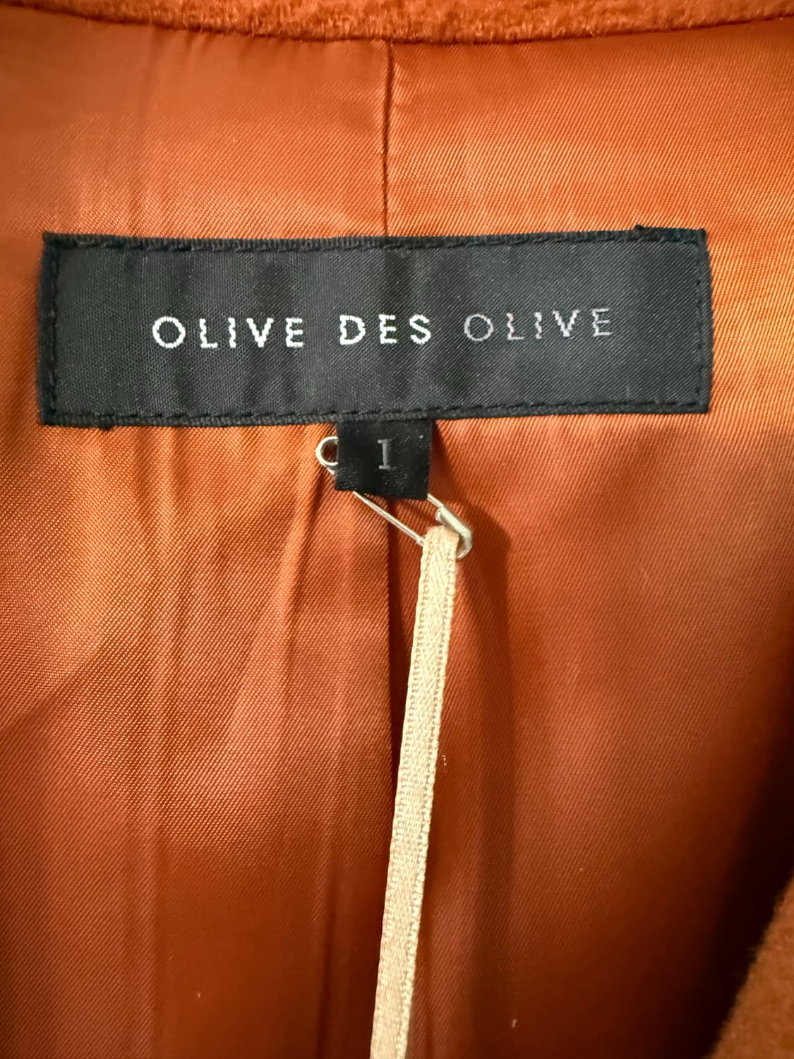 택채 새상품  올리브데 올리브  캐시 블랜드로브코트  55  상품이미지4